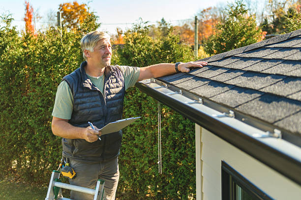 Professional Commercial Roofing technician working in Columbia, CA